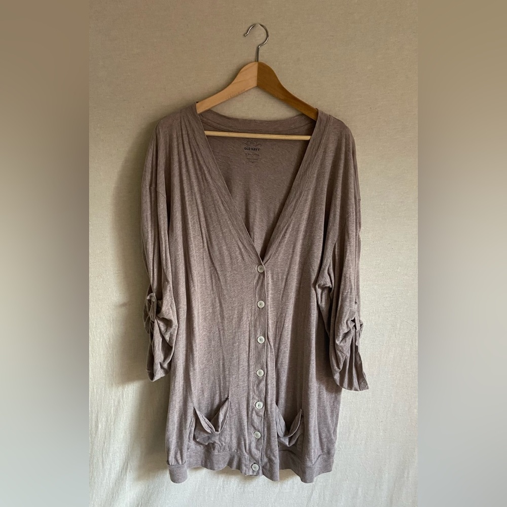Taupe cardigan